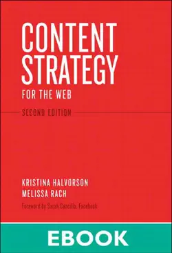 content strategy for the web book cover image