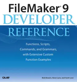 filemaker 9 developer reference book cover image