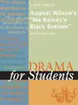 A Study Guide for August Wilson's "Ma Rainey's Black Bottom" sinopsis y comentarios