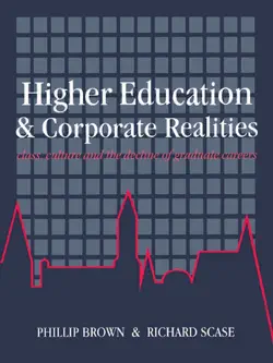 higher education and corporate realities book cover image