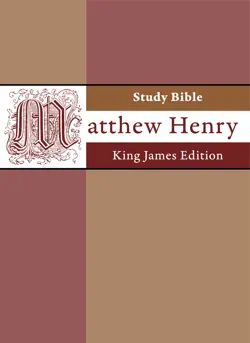 matthew henry study bible - kjv book cover image