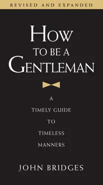 how to be a gentleman book cover image