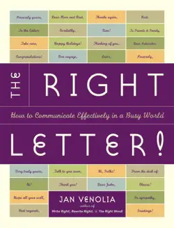 the right letter book cover image
