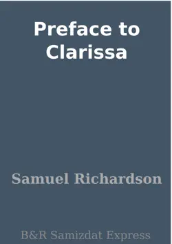 preface to clarissa book cover image