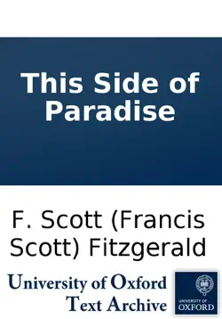 this side of paradise imagen de la portada del libro