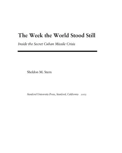 the week the world stood still book cover image