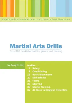 the martial arts drills book cover image