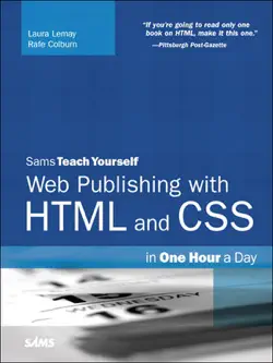 sams teach yourself web publishing with html and css in one hour a day book cover image