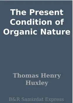 the present condition of organic nature book cover image