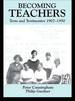 becoming teachers book cover image