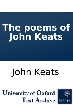 the poems of john keats imagen de la portada del libro