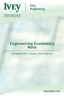 engineering economics note book cover image
