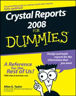 crystal reports 2008 for dummies book cover image