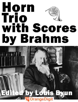 horn trio by brahms with scores book cover image