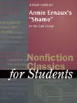 A Study Guide for Annie Ernaux's "Shame" sinopsis y comentarios