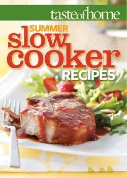 taste of home summer slow cooker recipes book cover image