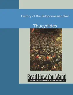 history of the peloponnesian war imagen de la portada del libro