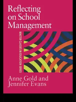 reflecting on school management book cover image