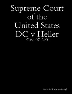 supreme court of the united states dc v heller book cover image