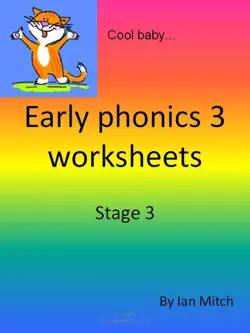 early phonics 3 worksheets book cover image