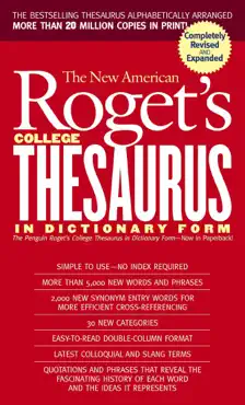 new american roget's college thesaurus in dictionary form (revised & expanded) book cover image