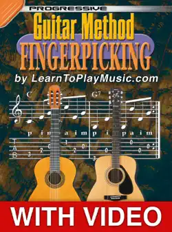 fingerpicking guitar method lessons - progressive with video book cover image