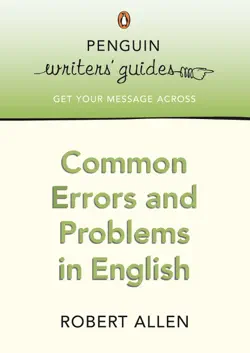 common errors and problems in english book cover image