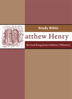 matthew henry study bible with rkjv book cover image