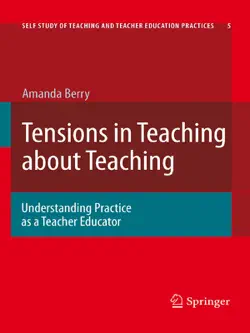 tensions in teaching about teaching book cover image