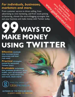 99 ways to make money using twitter imagen de la portada del libro