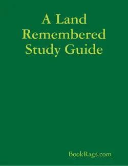 a land remembered study guide book cover image