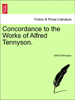 concordance to the works of alfred tennyson. imagen de la portada del libro