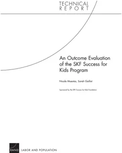an outcome evaluation of the success for kids program book cover image