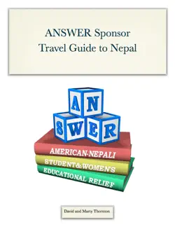 answer sponsor travel guide to nepal imagen de la portada del libro