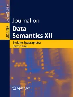 journal on data semantics xii book cover image
