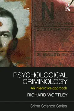 psychological criminology book cover image