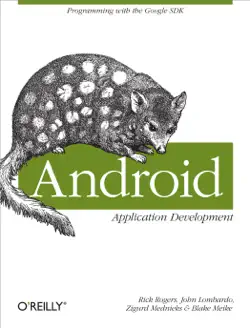 android application development book cover image