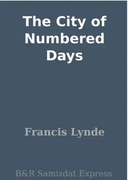 the city of numbered days book cover image