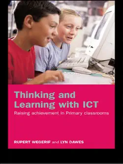 thinking and learning with ict book cover image