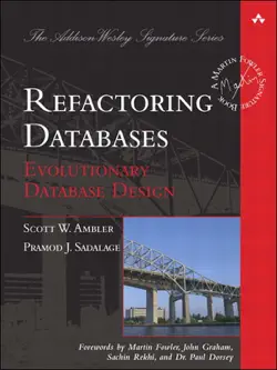 refactoring databases book cover image