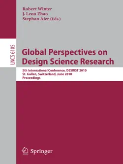 global perspectives on design science research book cover image