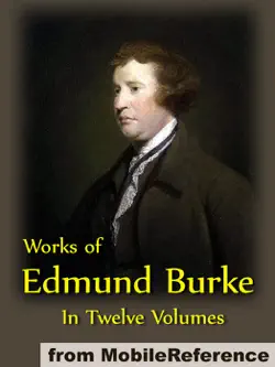 works of edmund burke in twelve volumes book cover image