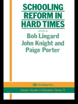 schooling reform in hard times book cover image
