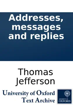 addresses, messages and replies book cover image