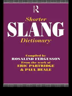 shorter slang dictionary book cover image