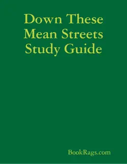 down these mean streets study guide book cover image