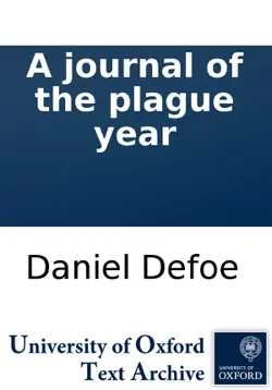 a journal of the plague year imagen de la portada del libro