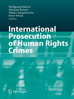 international prosecution of human rights crimes book cover image