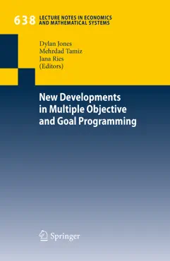 new developments in multiple objective and goal programming book cover image