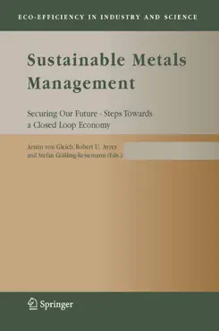 sustainable metals management book cover image